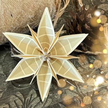 6 Stempelmotive / Set 3 für Faltstern Nr. 8S